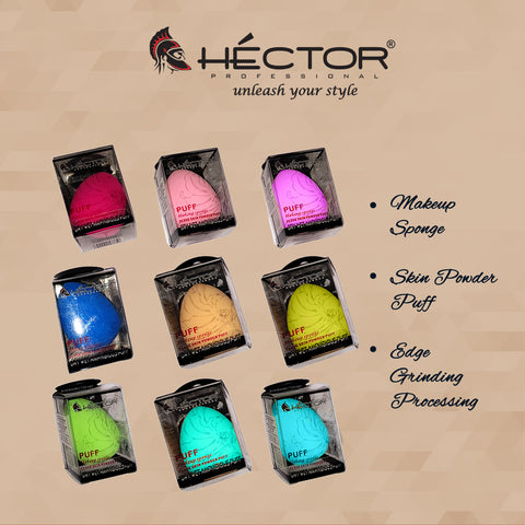 Hector 12 Pcs. Make Up Puff Set for Foundation Beauty Blender Sponge For Makeup