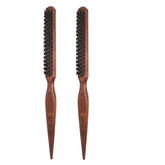 Hector Professional Hair Teasing Wooden Brush- Pack of 2