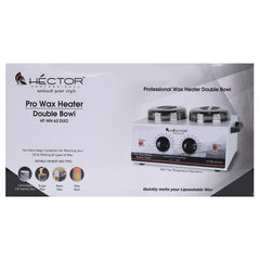 Hector Professional Wax Heater with Temprature control and double pot for Salon/Home