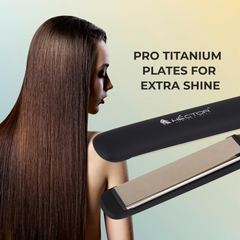 Hector Professional Titanium Hair Straightener for Women HT-216 PRO