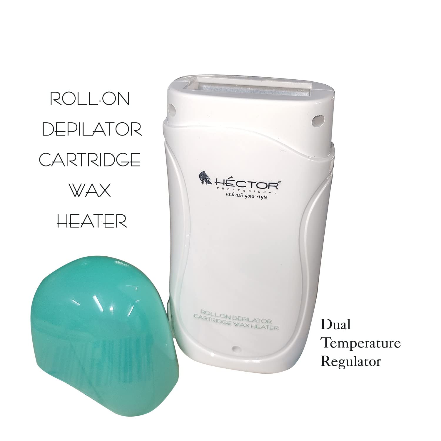 Hector Professional Roll On Depilator Cartridge Wax Heater with Dual Temperature Regulator Plus Series I Wax Warmer