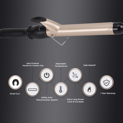 Hector Professional Rotating Curling Iron (Tong) 19 MM