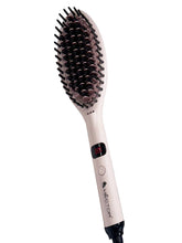 Hector Professional Hair Straightening Brush, The Speed Styler for Smooth Styling with Adjustable Temperature Control, LCD Display