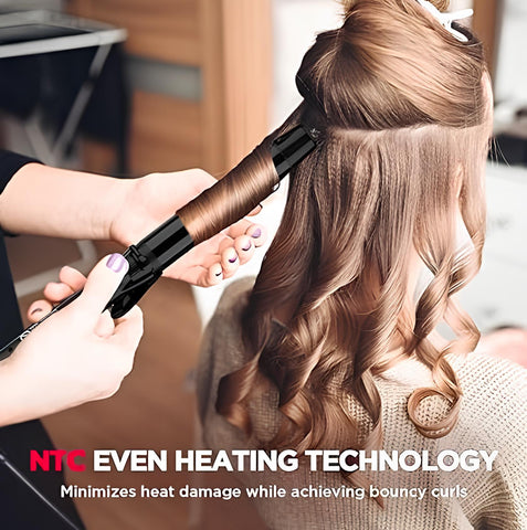 Hector Electro Curl Professional Dual Spin Curling Wand | Automatic Hair Curler