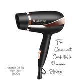 Hector Professional comfortable & Precision Styling Hair Dryer -1600 watt