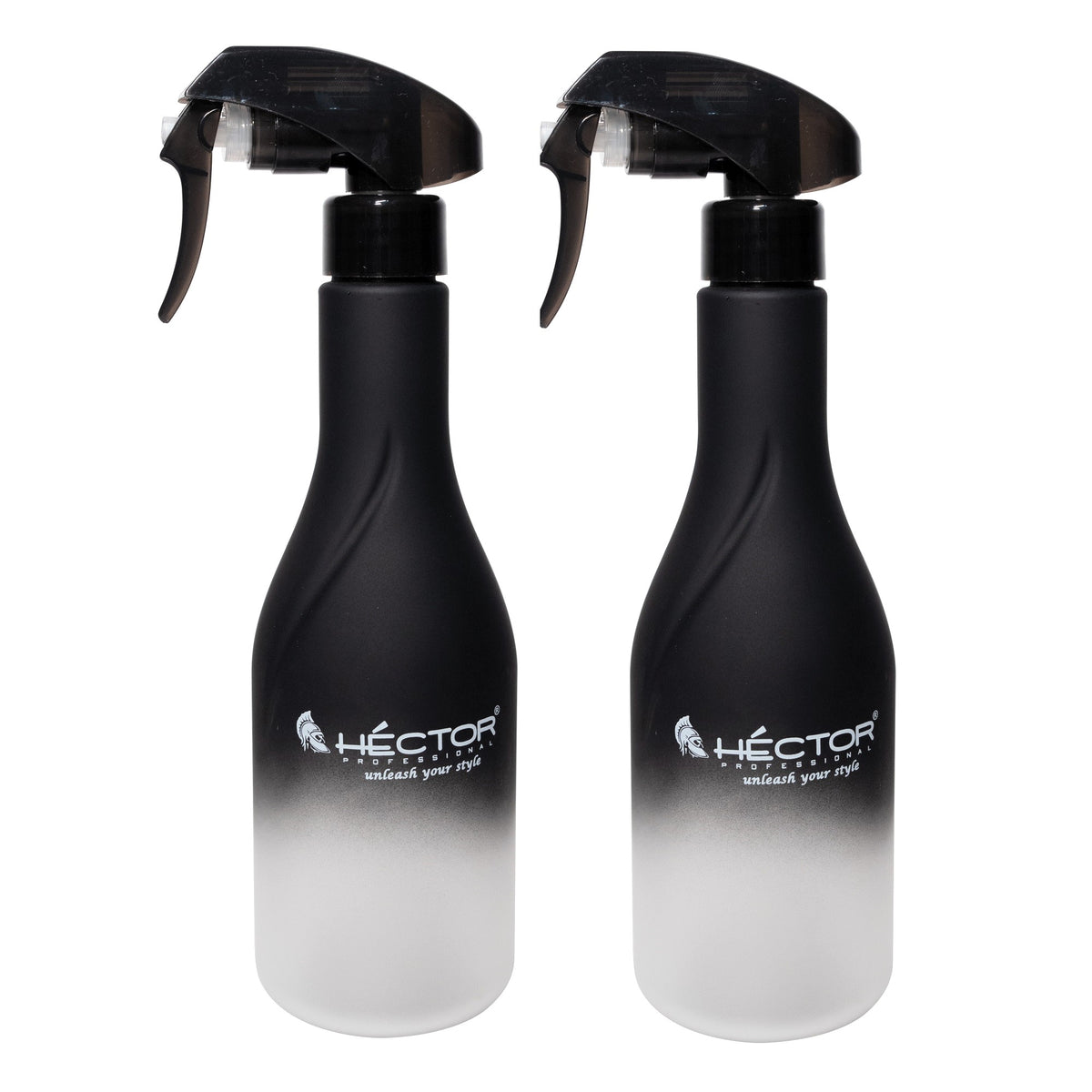 HECTOR Mist Spray Water Bottle For Hairstyling | Salon Use | Ironing | Plant Misting | Gadget & Car Cleaning | Dispensing Sanitizer | 300 ML Empty Bottle For Salon & Home | Pack of 2 Bottles