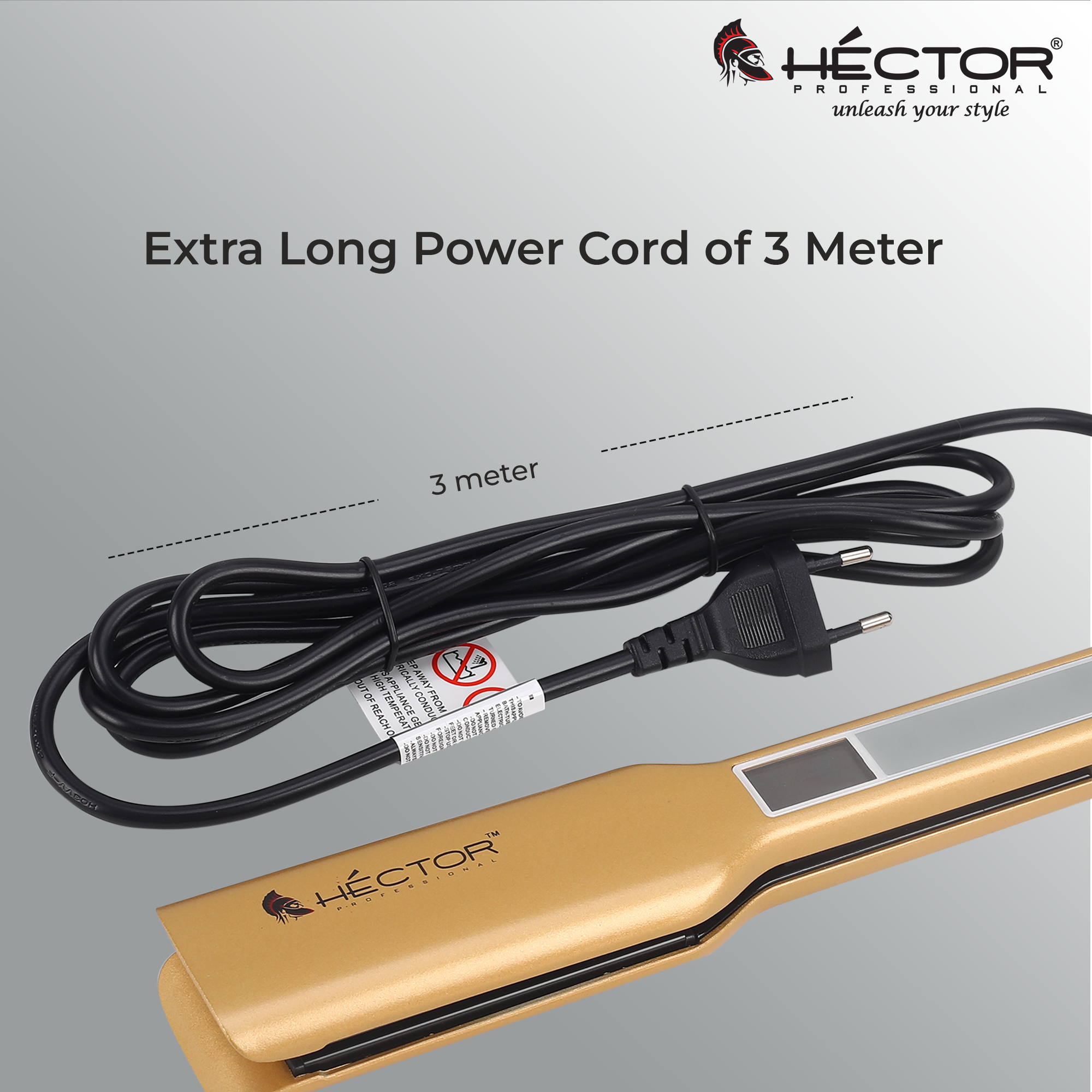 Hector Professional i Touch Hair Straightener Broad The Hector