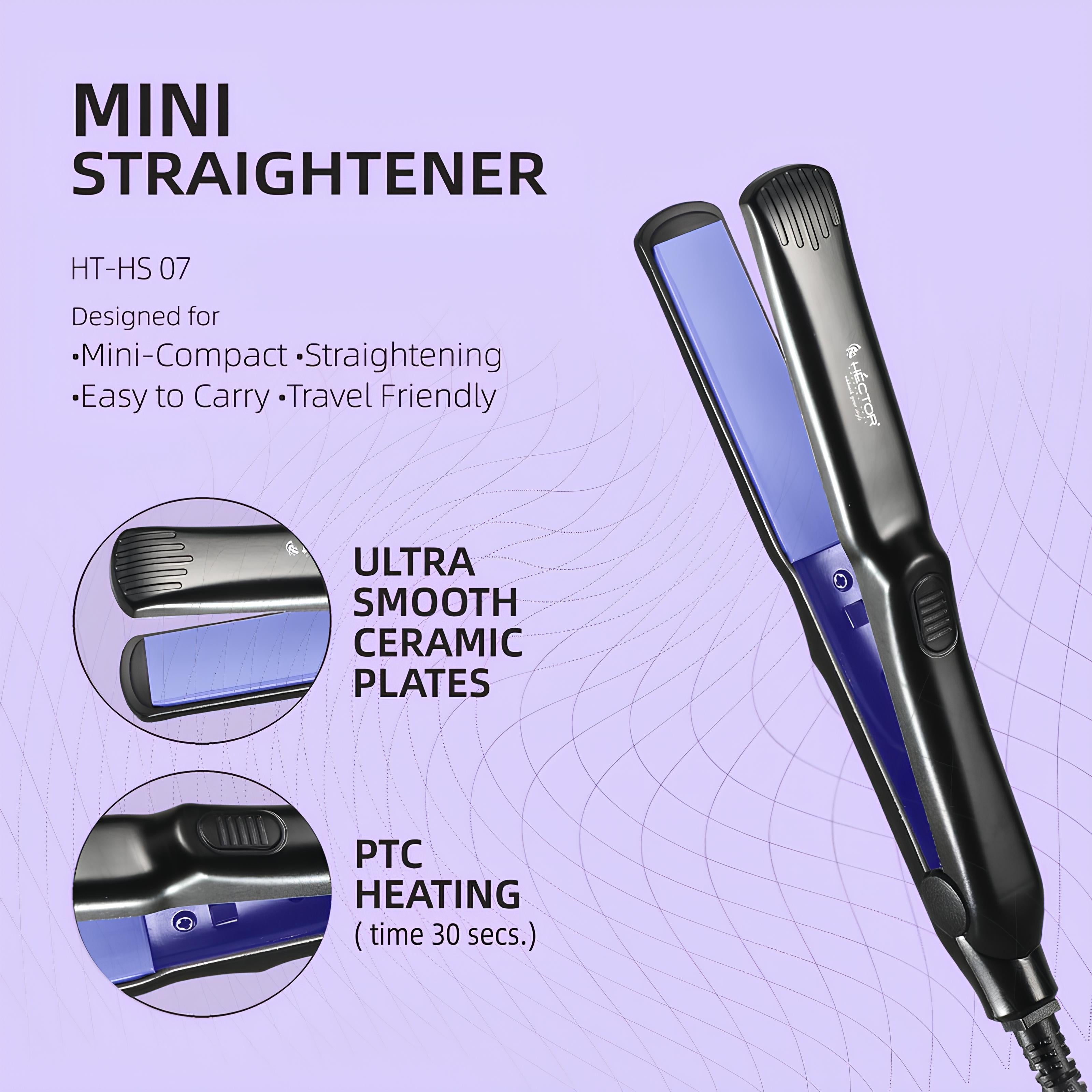 Hector Professional Mini Hair Straightener