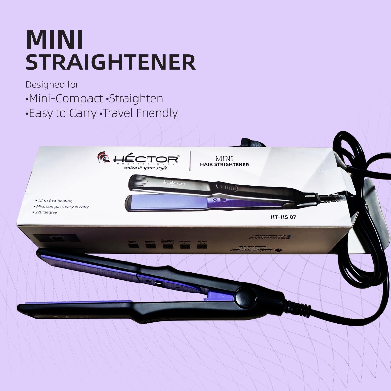 Hector Professional Mini Hair Straightener