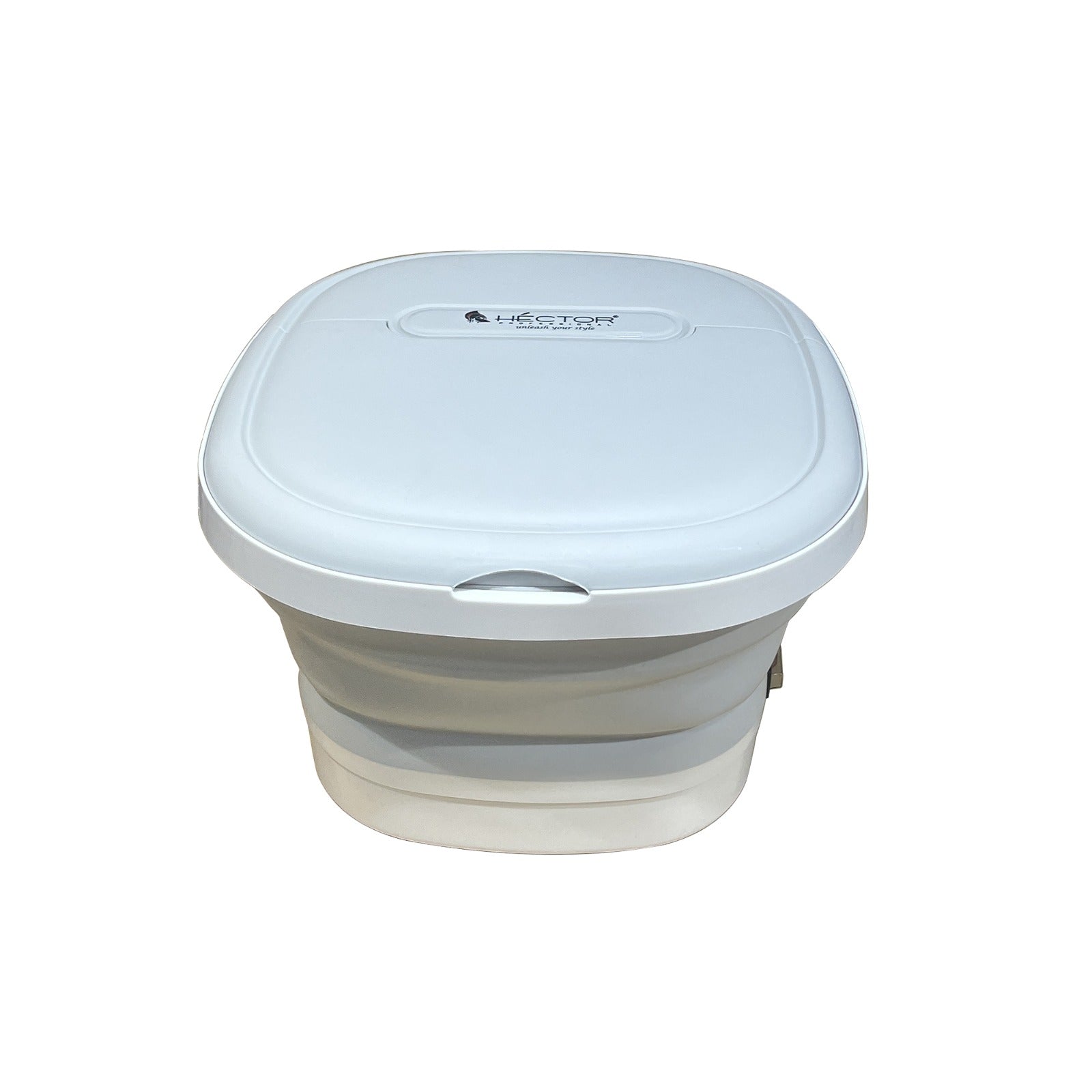 Hector Professional Foot Massager, 6L Capacity, Foldable Design, 500W with Temperature Control, White