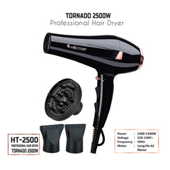 Hector Professional 2500 Watt Tornado Hair Dryer for Personal or Salon use